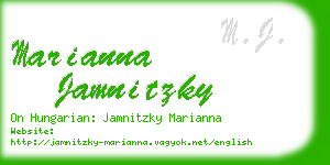 marianna jamnitzky business card